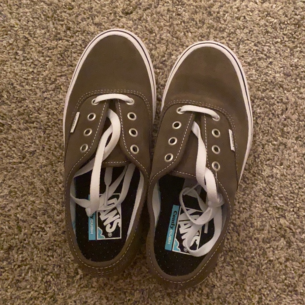 Brand New Olive Comfort Cush Vans Authentic